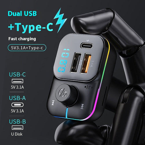 Wireless Audio Car Adapter Charger