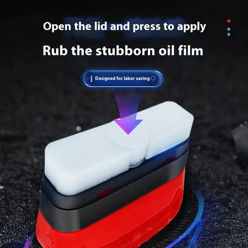 Automotive Oil Film Cleaning Brush Windshield Car Glass Sponge Cleaner